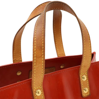 Louis Vuitton Monogram Vernis Lead PM Handbag Mini Tote Bag Rouge Red M91088