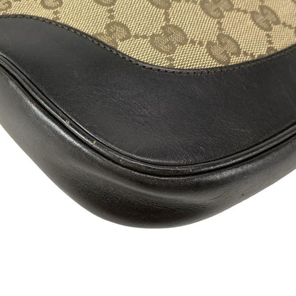Gucci Shoulder Bag Jackie GG Pattern Sherry (web) 13306 Beige X Dark Brown