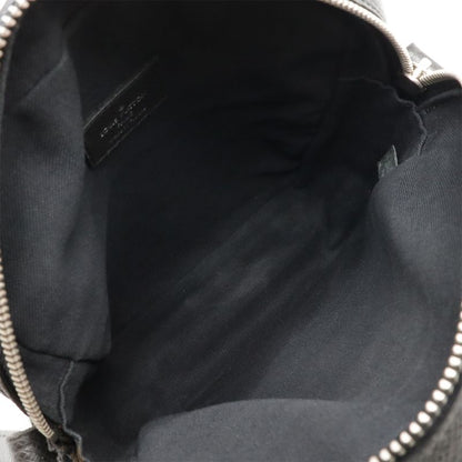 Louis Vuitton Taiga Dimitri Shoulder Bag Crossbody Leather Ardoise Black Silver