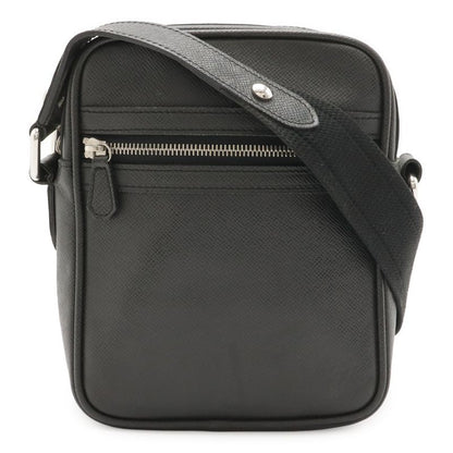 Louis Vuitton Taiga Dimitri Shoulder Bag Crossbody Leather Ardoise Black Silver