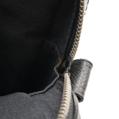 Louis Vuitton Taiga Dimitri Shoulder Bag Crossbody Leather Ardoise Black Silver