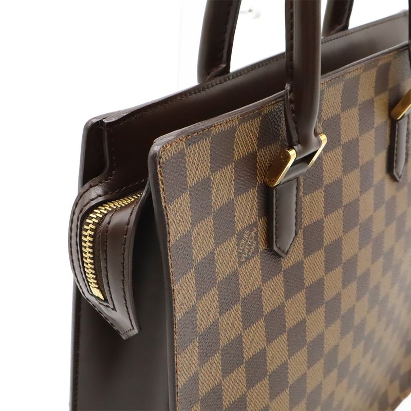 Louis Vuitton Damier Venice PM Tote Bag Handbag Square Shape N51145