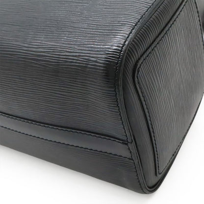 Louis Vuitton Epi Speedy 25 Handbag Mini Boston Bag Noir Black Gold Hardware