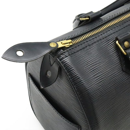 Louis Vuitton Epi Speedy 25 Handbag Mini Boston Bag Noir Black Gold Hardware