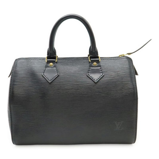 Louis Vuitton Epi Speedy 25 Handbag Mini Boston Bag Noir Black Gold Hardware