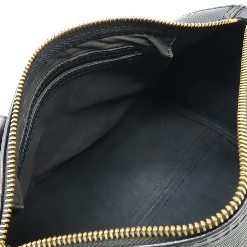 Louis Vuitton Epi Speedy 25 Handbag Mini Boston Bag Noir Black Gold Hardware