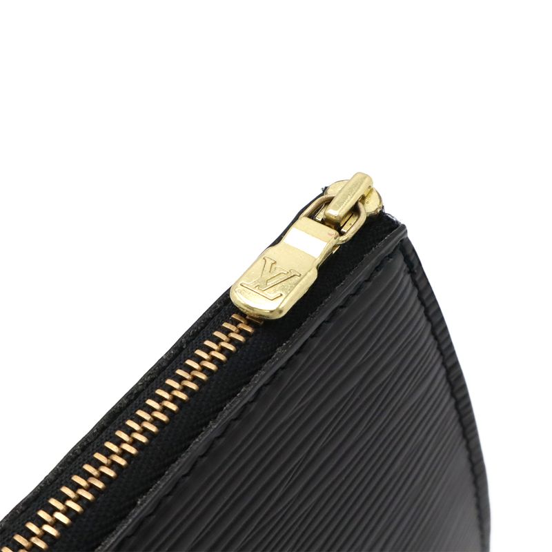Louis Vuitton Epi Pochette Accessories 21 Accessory Pouch Handbag Noir Black