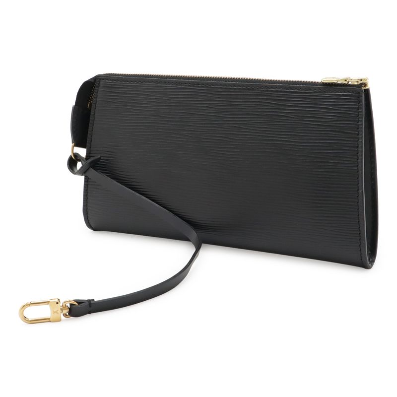 Louis Vuitton Epi Pochette Accessories 21 Accessory Pouch Handbag Noir Black