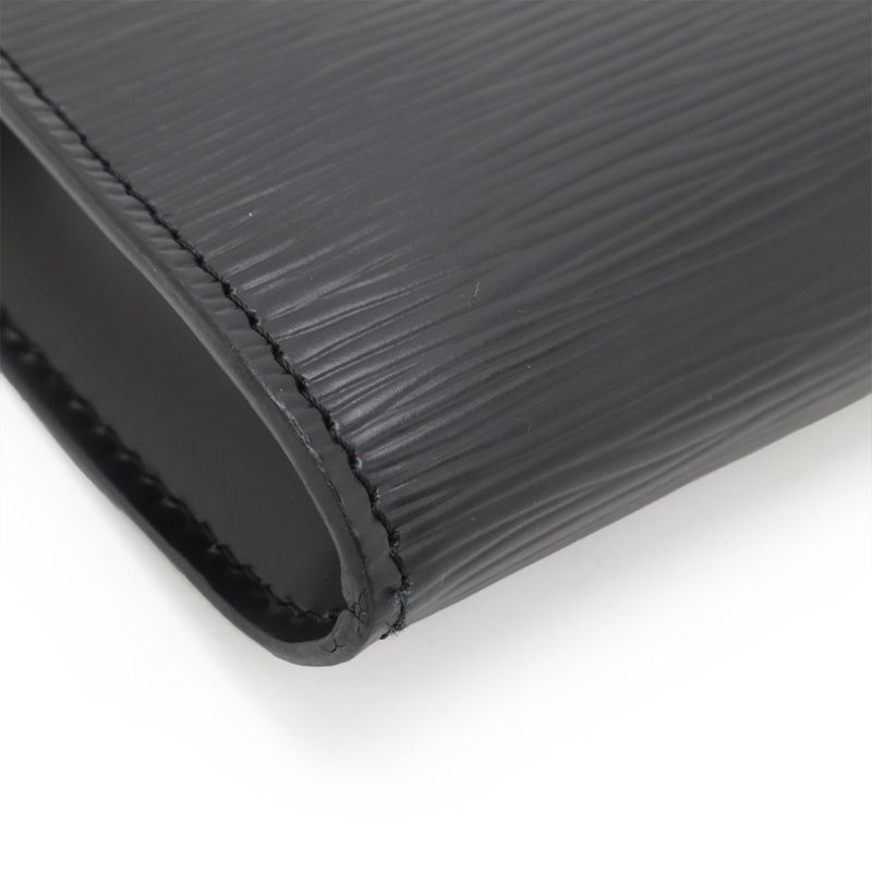 Louis Vuitton Epi Pochette Accessories 21 Accessory Pouch Handbag Noir Black