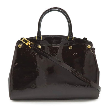 Louis Vuitton Monogram Vernis MM Handbag Tote Bag 2WAY Shoulder Bag Enamel