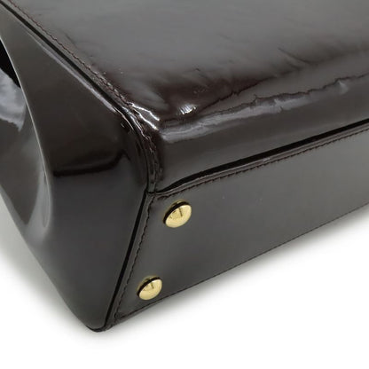 Louis Vuitton Monogram Vernis MM Handbag Tote Bag 2WAY Shoulder Bag Enamel