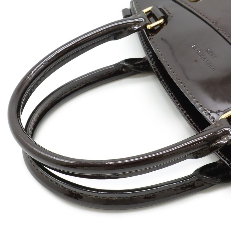 Louis Vuitton Monogram Vernis MM Handbag Tote Bag 2WAY Shoulder Bag Enamel