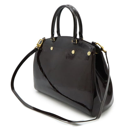 Louis Vuitton Monogram Vernis MM Handbag Tote Bag 2WAY Shoulder Bag Enamel
