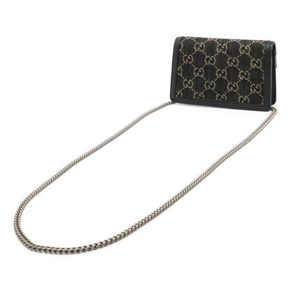 Gucci Dionysus GG Denim Super Mini Bag Chain Bag Shoulder Bag 2WAY Clutch Taiga