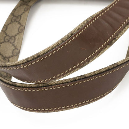 Gucci GG Supreme GG Plus Sherry Line Tote Bag Shoulder Bag PVC Leather Beige