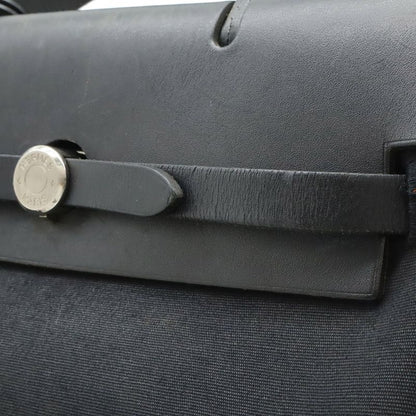 Hermes Herbag Her Bag A Dos PM Rucksack Sac Backpack 2WAY Handbag Toile