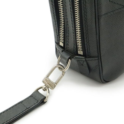 Louis Vuitton Taiga Neo Pavel Second Bag Clutch Bag Leather Ardoise Black