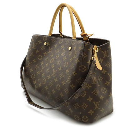 Louis Vuitton Monogram Montaigne GM Handbag Tote Bag 2WAY Shoulder Bag Semi-shou