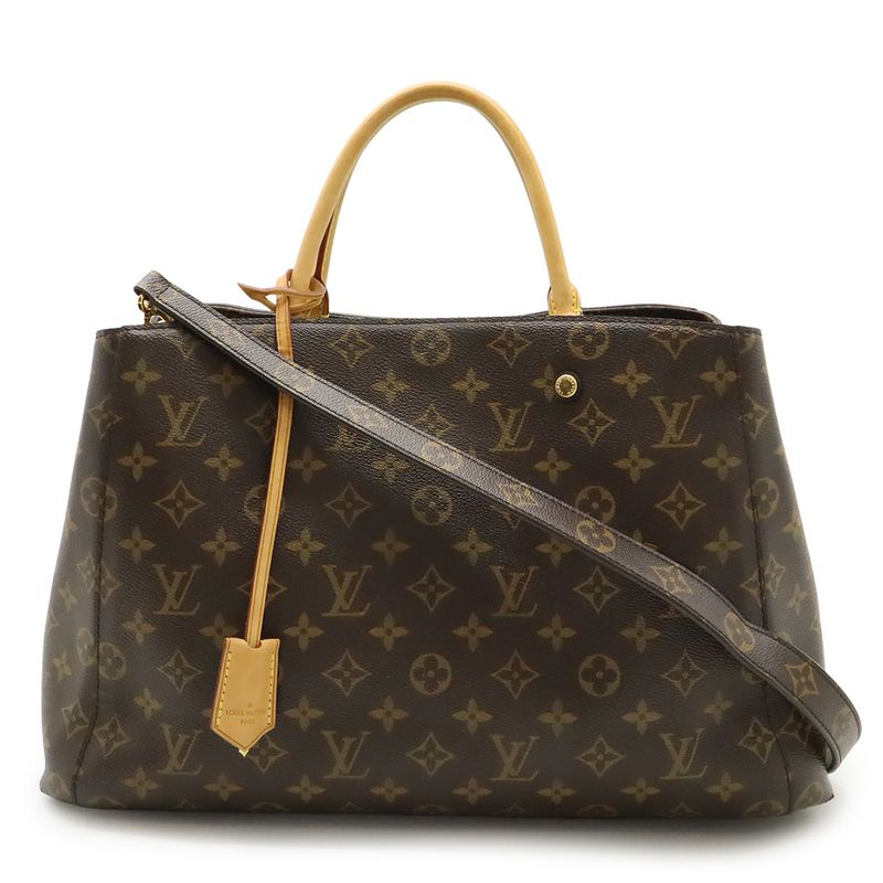 Louis Vuitton Monogram Montaigne GM Handbag Tote Bag 2WAY Shoulder Bag Semi-shou
