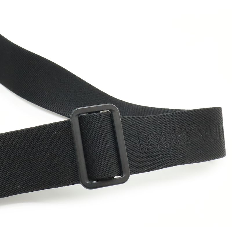 Louis Vuitton Taiga Yaranga Shoulder Bag Crossbody Leather Ardoise Black M30822