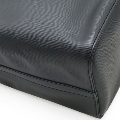 Louis Vuitton Epi Speedy 30 Handbag Mini Boston Bag Soft Epi Leather Noir Black