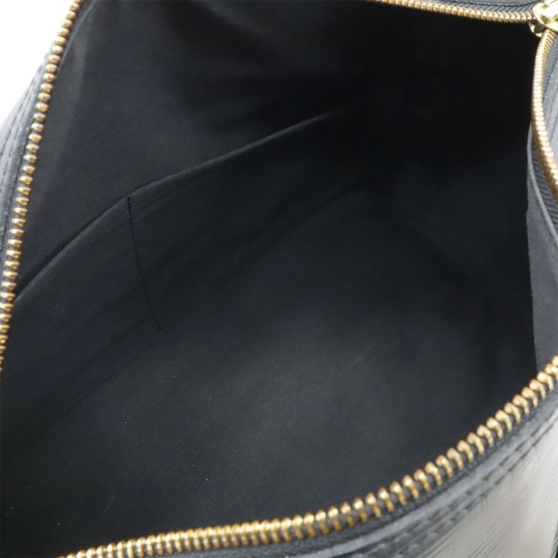 Louis Vuitton Epi Speedy 30 Handbag Mini Boston Bag Soft Epi Leather Noir Black