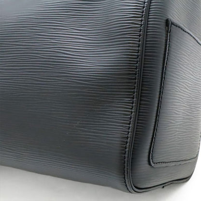 Louis Vuitton Epi Speedy 30 Handbag Mini Boston Bag Soft Epi Leather Noir Black