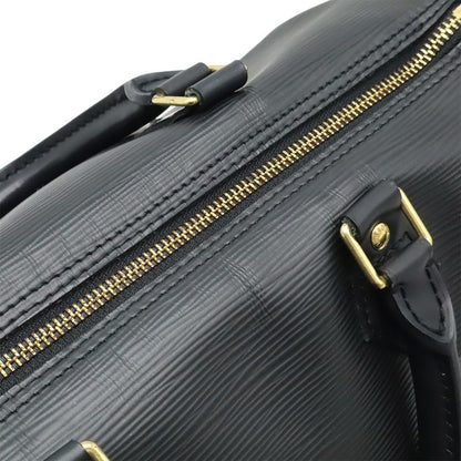 Louis Vuitton Epi Speedy 30 Handbag Mini Boston Bag Soft Epi Leather Noir Black
