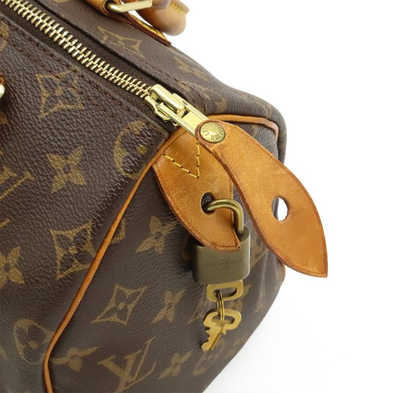 Louis Vuitton Monogram Speedy 25 Mini Boston Bag Handbag M41528