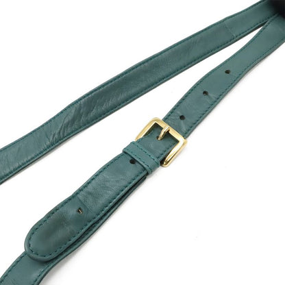 Loewe Flamenco Drawstring Bag Shoulder Bag Crossbody Nappa Leather Blue Green