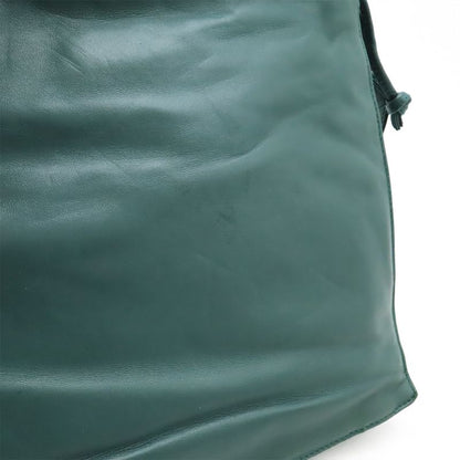 Loewe Flamenco Drawstring Bag Shoulder Bag Crossbody Nappa Leather Blue Green