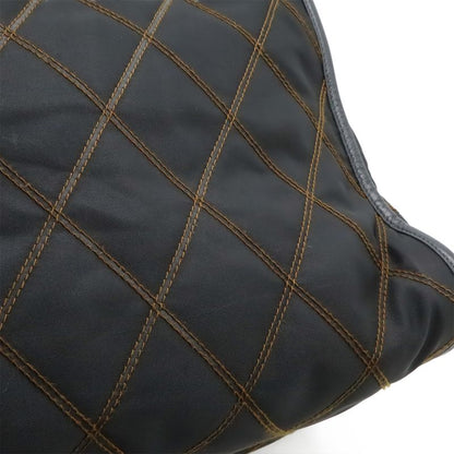 Prada Tessuto Impuntu Handbag 2WAY Shoulder Bag Quilted Nylon NERO Black Gold