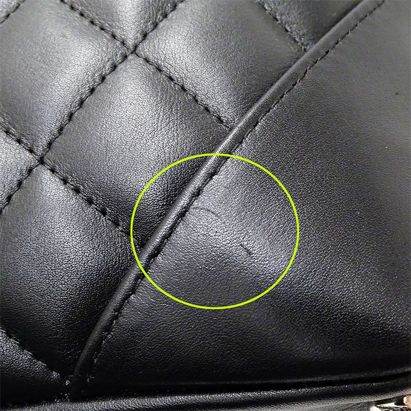 Chanel Bag Tote Lambskin Cambon Medium Black Handbag