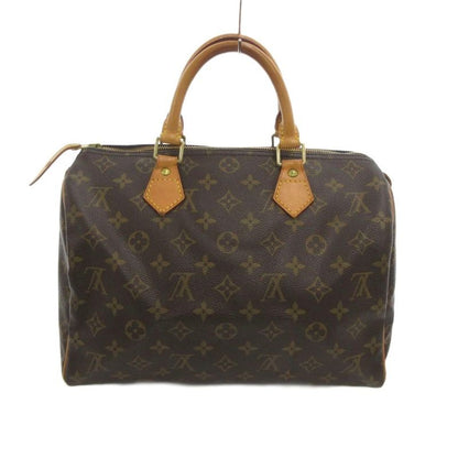 Louis Vuitton M41526 Speedy 30 Monogram Canvas Handbag Mini Boston Leather