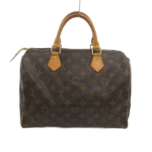 Louis Vuitton M41526 Speedy 30 Monogram Canvas Handbag Mini Boston Leather