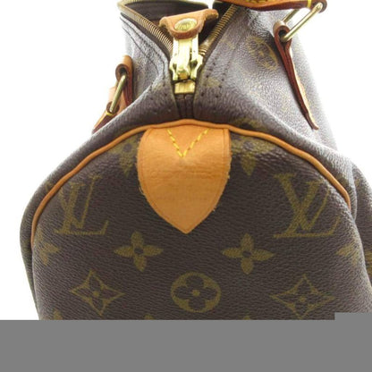 Louis Vuitton M41526 Speedy 30 Monogram Canvas Handbag Mini Boston Leather