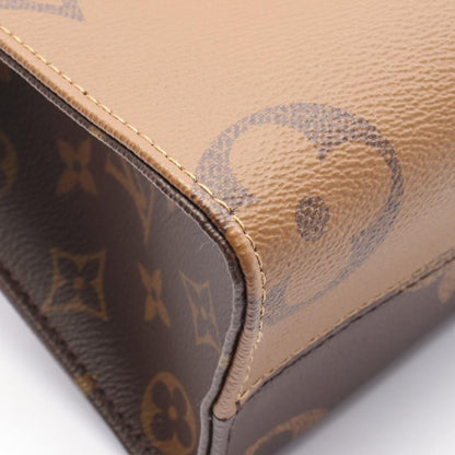 Louis Vuitton Handbag on the Go PM Monogram Giant Reverse M46373 PVC Coated