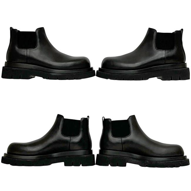 Bottega Veneta Short Boots Tire Ankle Side Gore Chelsea