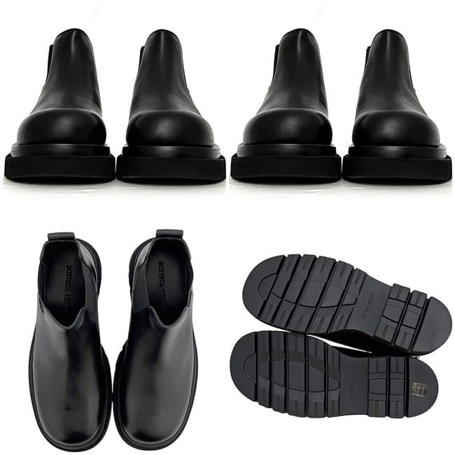 Bottega Veneta Short Boots Tire Ankle Side Gore Chelsea