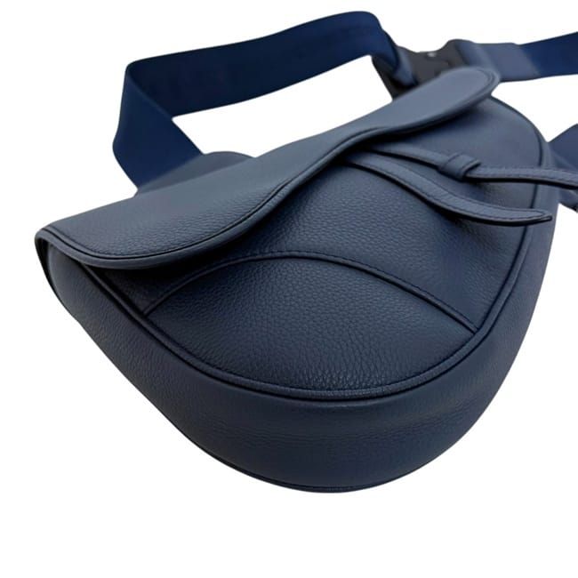 Christian Dior Body Bag Saddle Bag Navy Blue