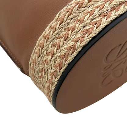 Loewe Shoulder Bag Gate Bucket Brown Paula's Ibiza