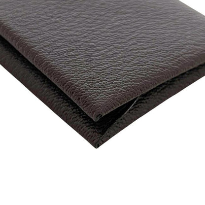 Hermes Bifold Wallet Calvi Duo Brown Blue Coin Purse