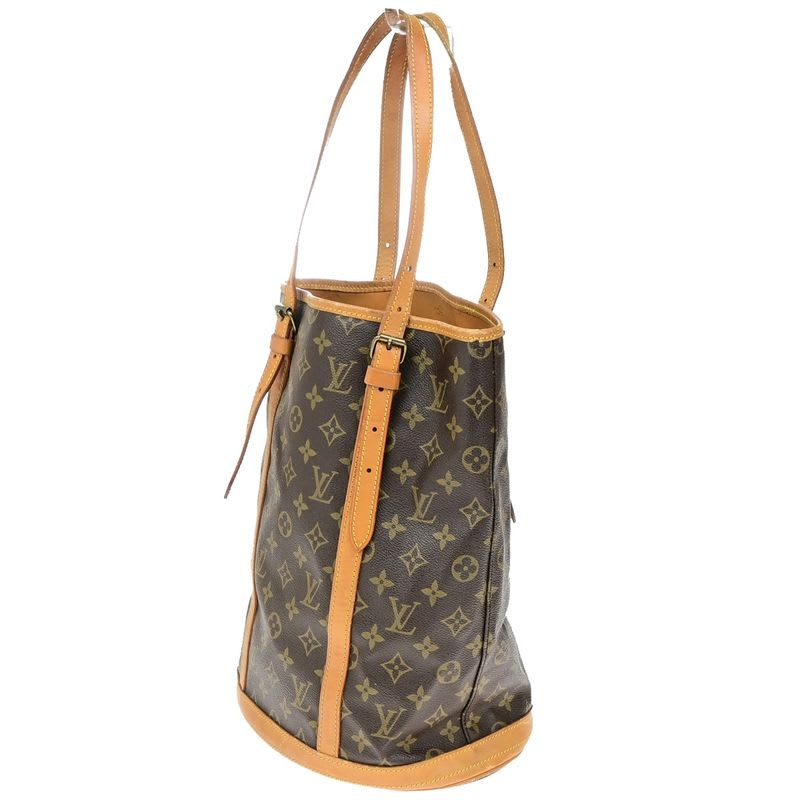Louis Vuitton Bucket GM Tote Bag Monogram Leather 61 Bs165