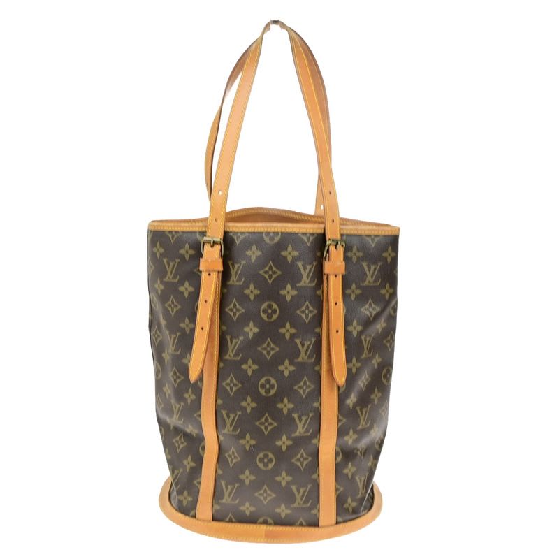 Louis Vuitton Bucket GM Tote Bag Monogram Leather 61 Bs165