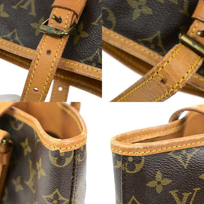 Louis Vuitton Bucket GM Tote Bag Monogram Leather 61 Bs165