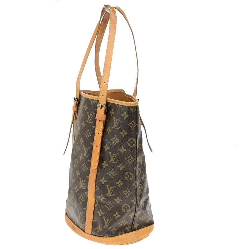 Louis Vuitton Bucket GM Tote Bag Monogram Leather 61 Bs165