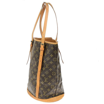 Louis Vuitton Bucket GM Tote Bag Monogram Leather 61 Bs165