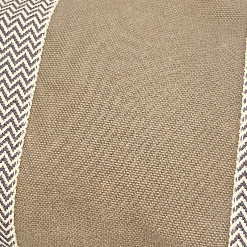 Hermes Tote Bag Cannes MM Canvas Brown Silver Hardware Ladies