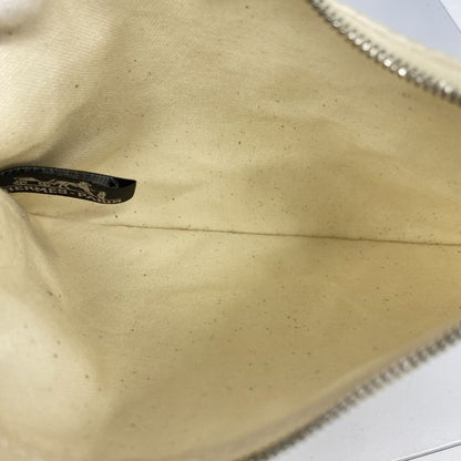 Hermes Tote Bag Cannes MM Canvas Brown Silver Hardware Ladies