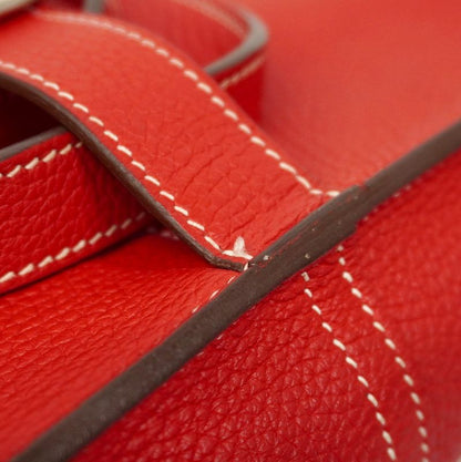 Hermes Handbag Alzan 31 Taurillon Clemence Rouge Kazak Silver Hardware C